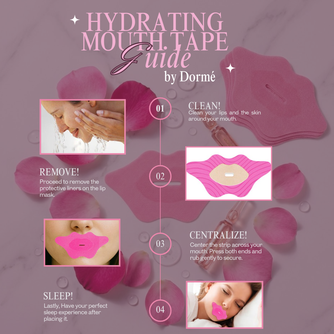 Dormé Hydrating Mouth Tape - Transform Your Sleep!
